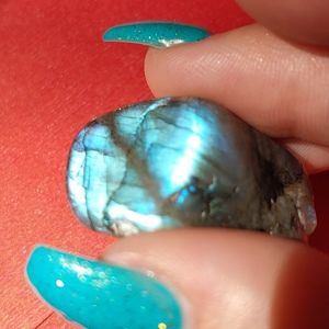 Pocket sized Labradorite carry stone